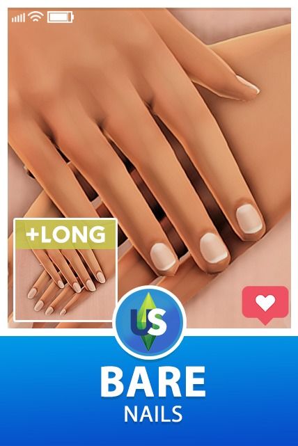 bare sims 4 nails cc
