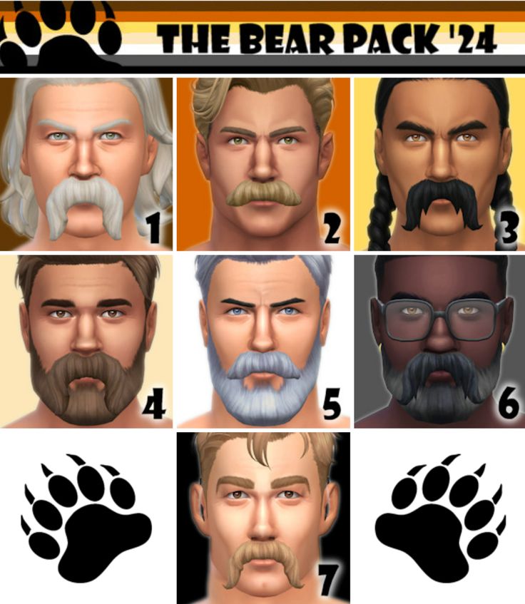 best sims 4 beard cc pack