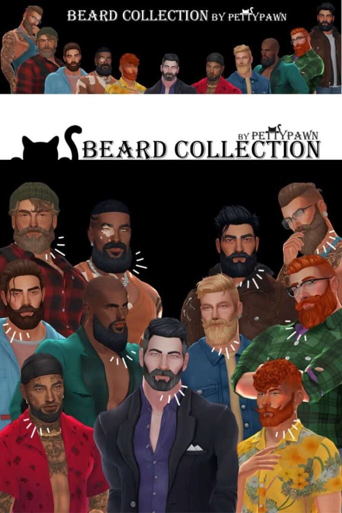 sims 4 beard collection