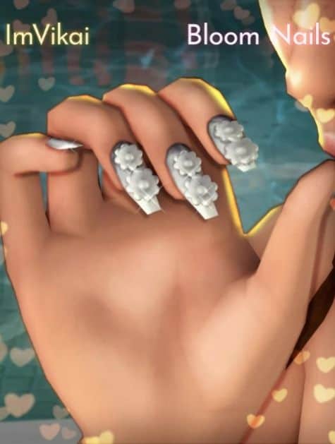 sims 4 bloom nails