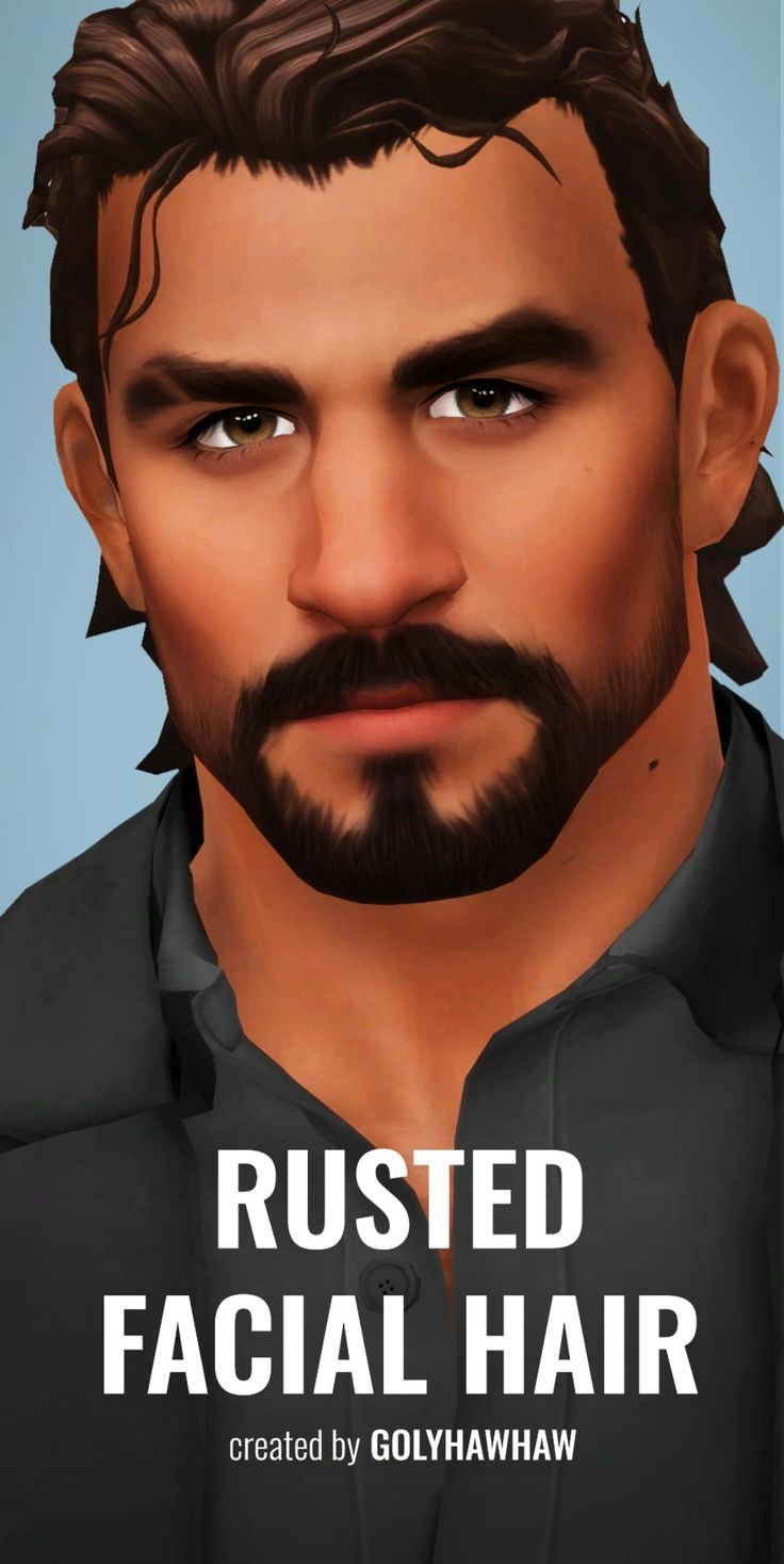 31+ Ultimate Sims 4 Beard CC and Facial Hair CC You Can't Miss Out On