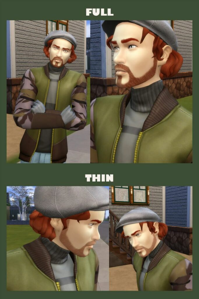 sims 4 male facial hair