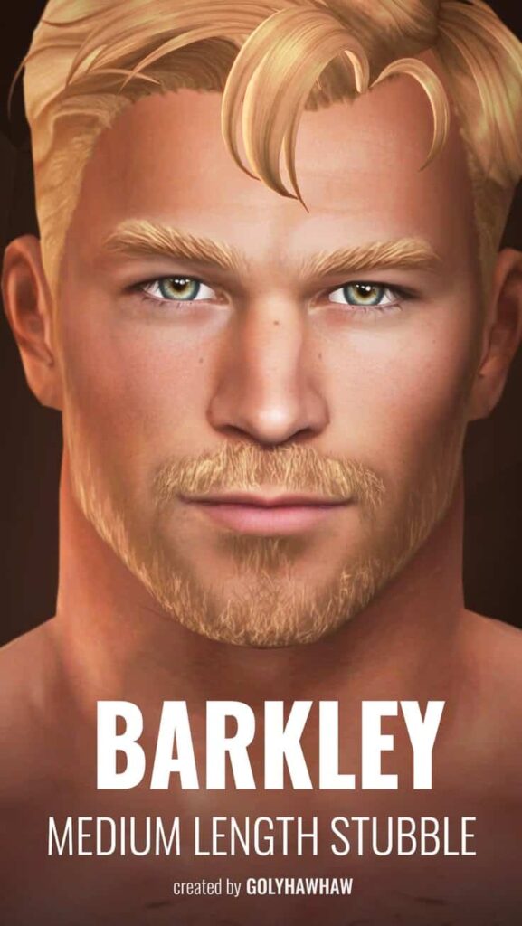 sims 4 male facial hair cc