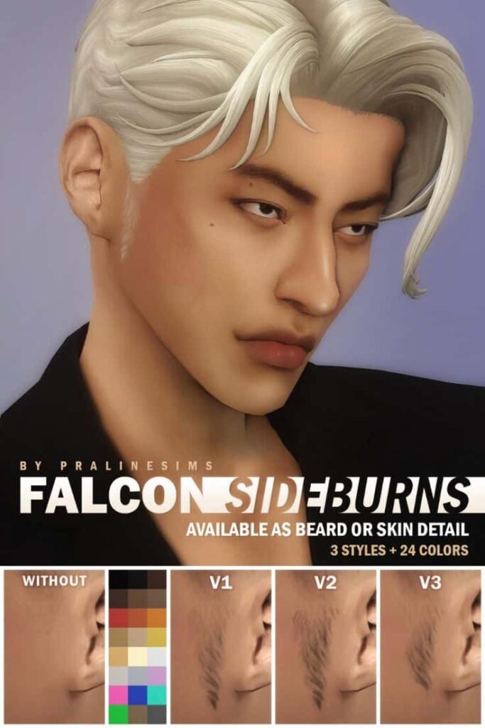 sims 4 sideburns