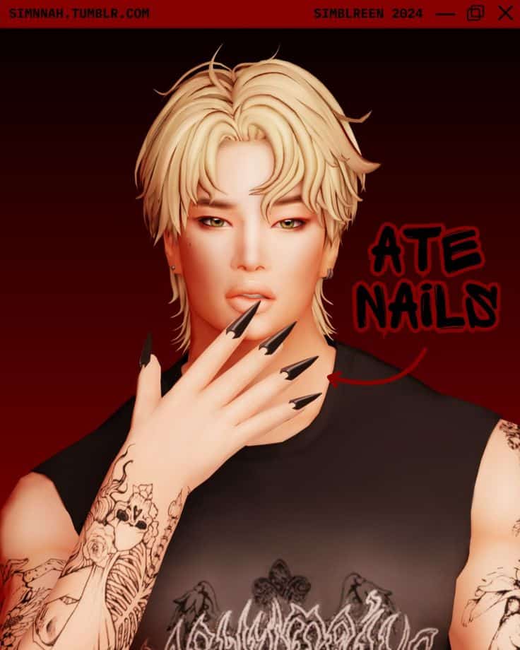 the sims 4 male nails