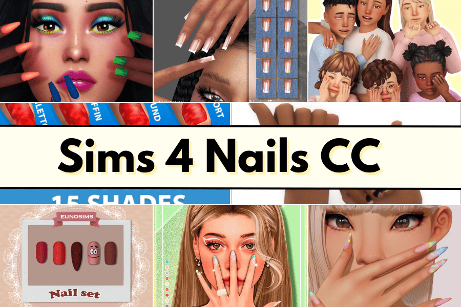 the sims 4 nails custom content