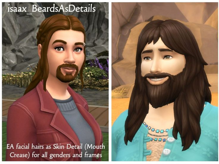best sims 4 beards