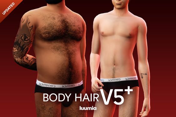 sims 4 body hair luumia