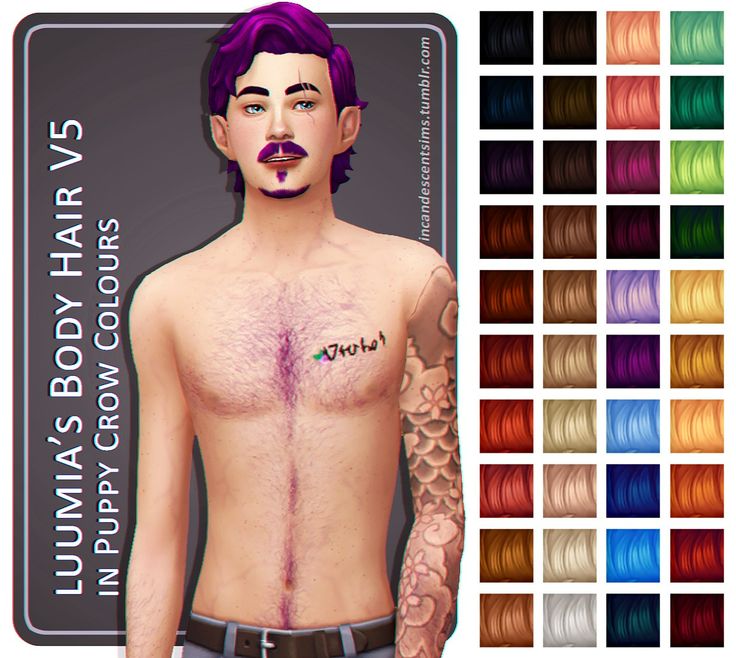 sims 4 body hair recolor