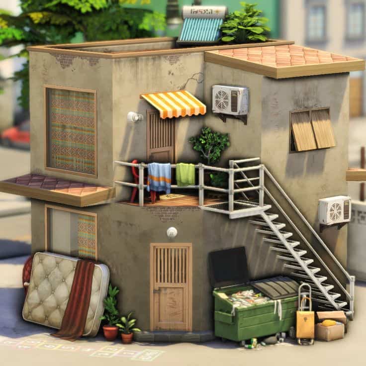 sims 4 cheap apartments