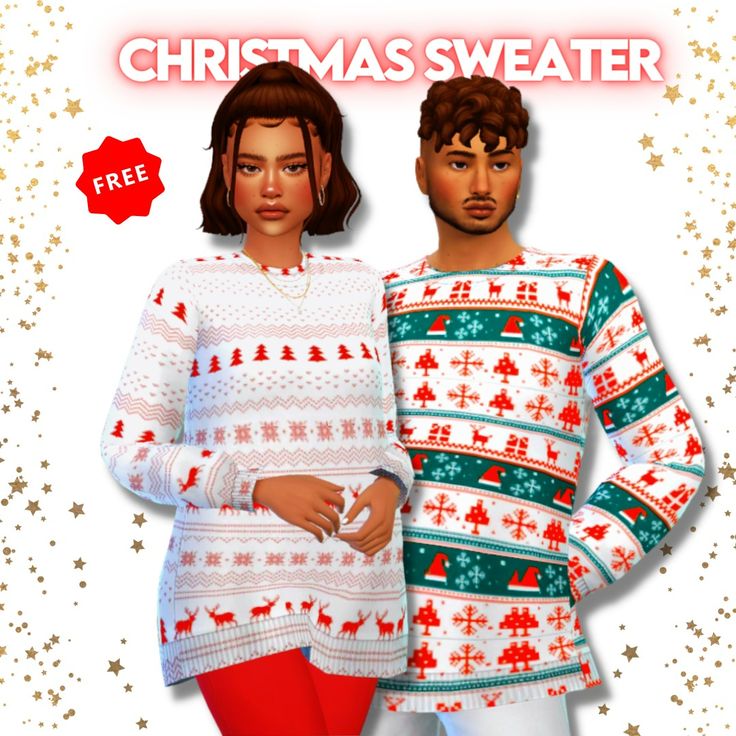 sims 4 christmas sweater cc