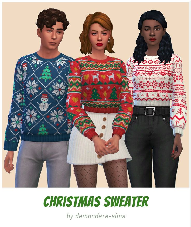 sims 4 christmas sweater