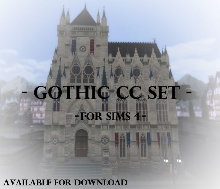 sims 4 gothic cc
