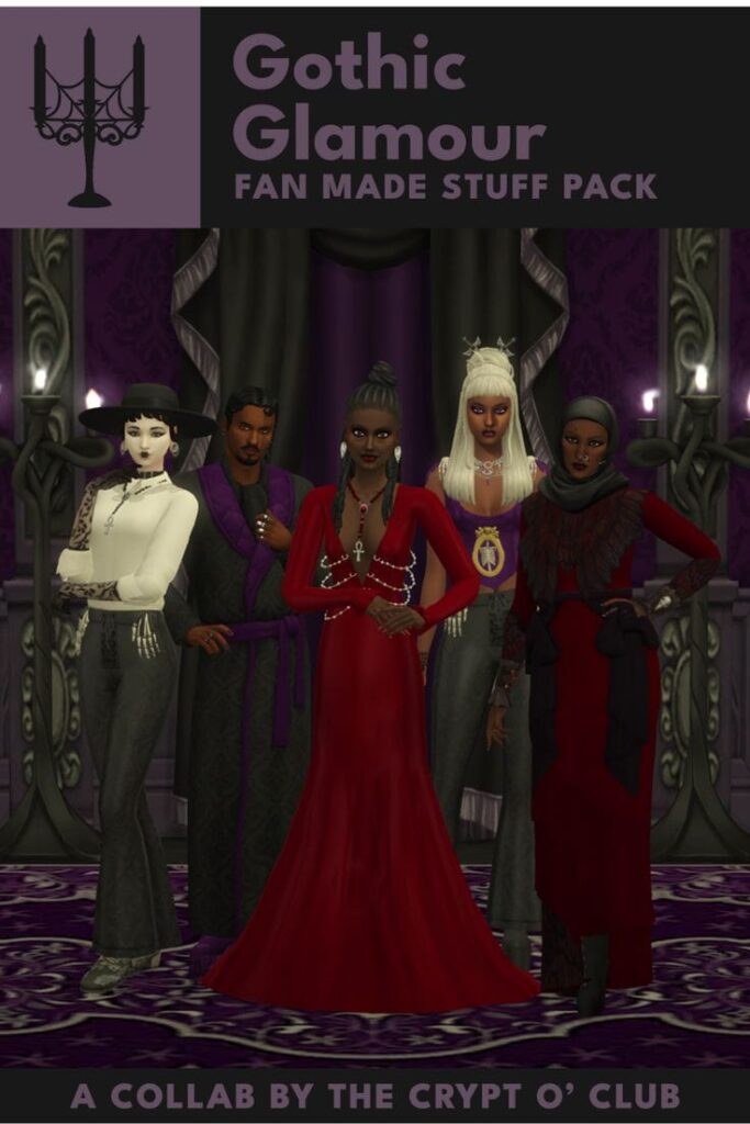 sims 4 gothic stuff pack