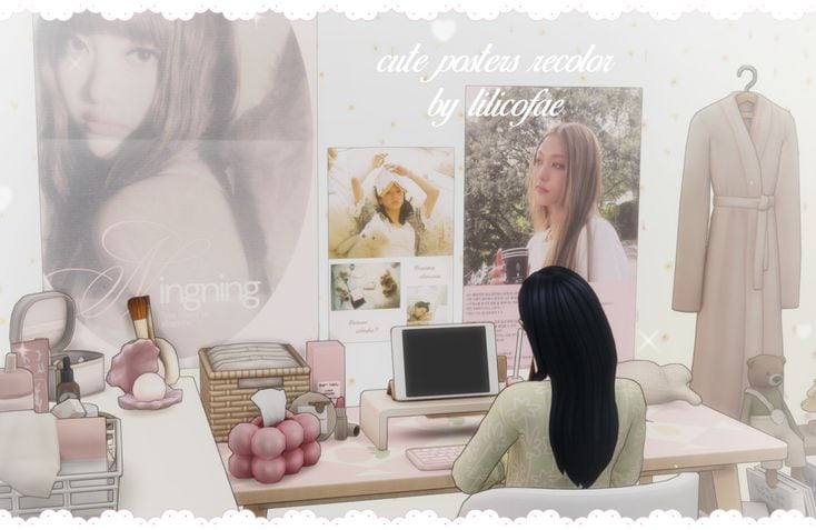 sims 4 kpop posters
