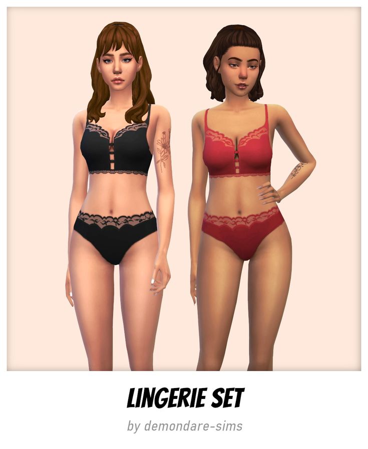 sims 4 lingerie cc pack