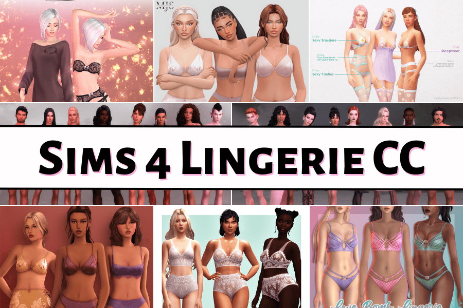 sims 4 lingerie cc