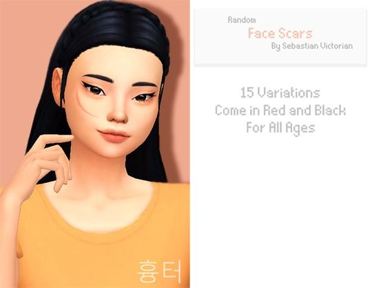the sims 4 face scars