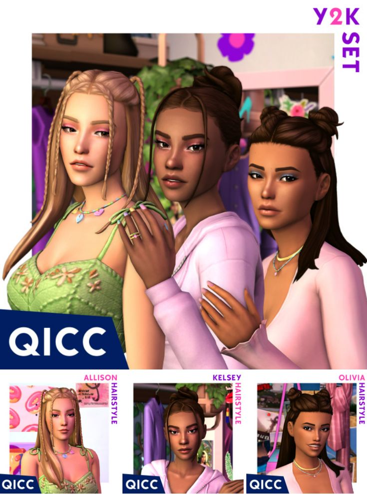 latest sims 4 y2k cc set