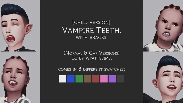sims 4 child teeth with braces