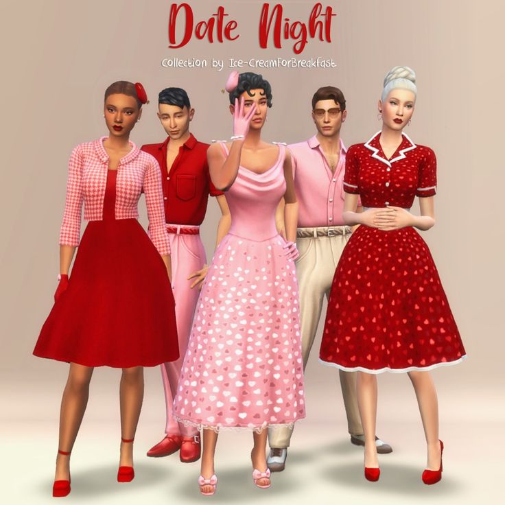sims 4 date night collection cc
