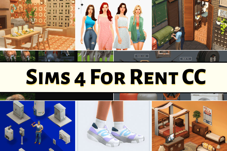 19+ Best Sims 4 For Rent CC (Clothes, Furniture, Hair, and More)