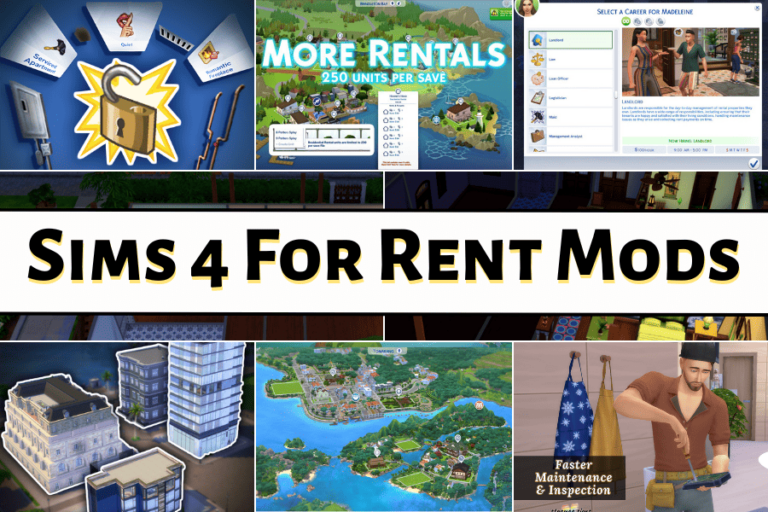 sims 4 for rent mods