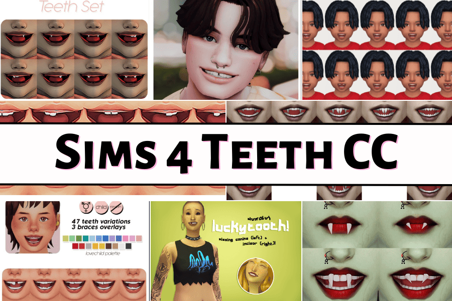 25+ Sims 4 Teeth CC and Mods (Replacement, Overlay, and More)