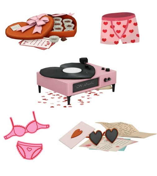 sims 4 valentine decor cc