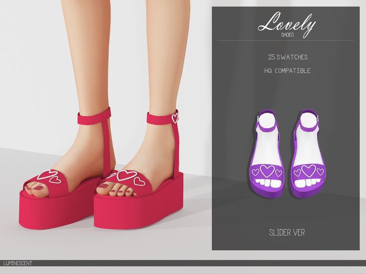 sims 4 valentines day cc shoes