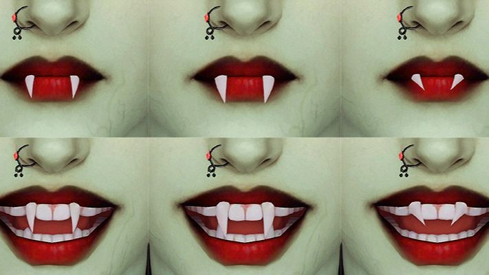 sims 4 vampire teeth cc