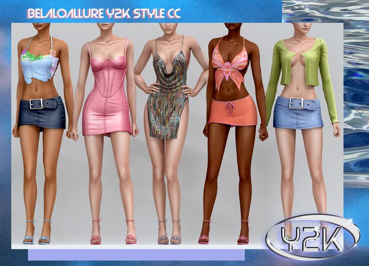 sims 4 y2k aesthetic clothes