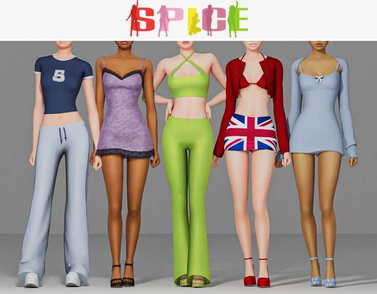 sims 4 y2k clothing cc