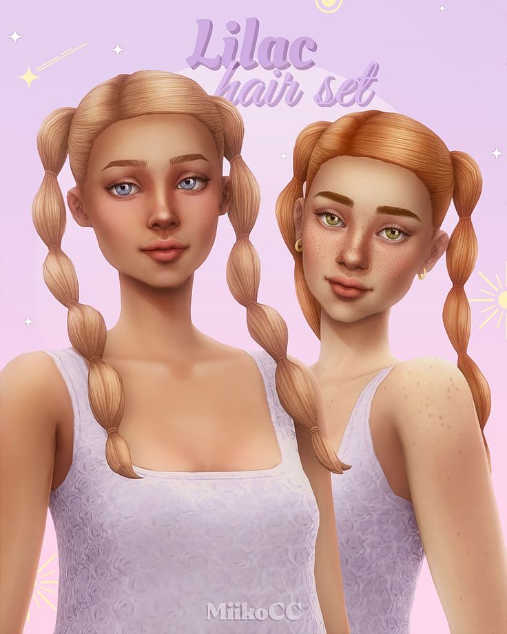 y2k hair cc for sims 4