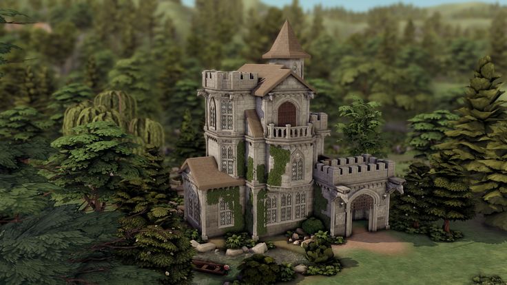sims 4 romantic castle