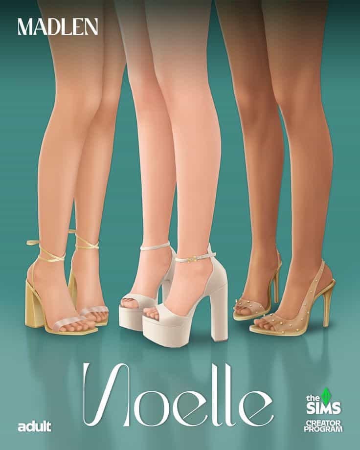 noelle sims 4 heels cc