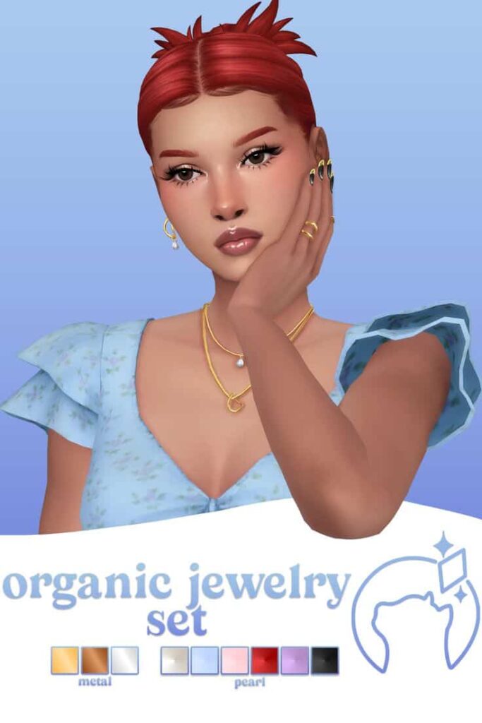 organic sims 4 jewelry set
