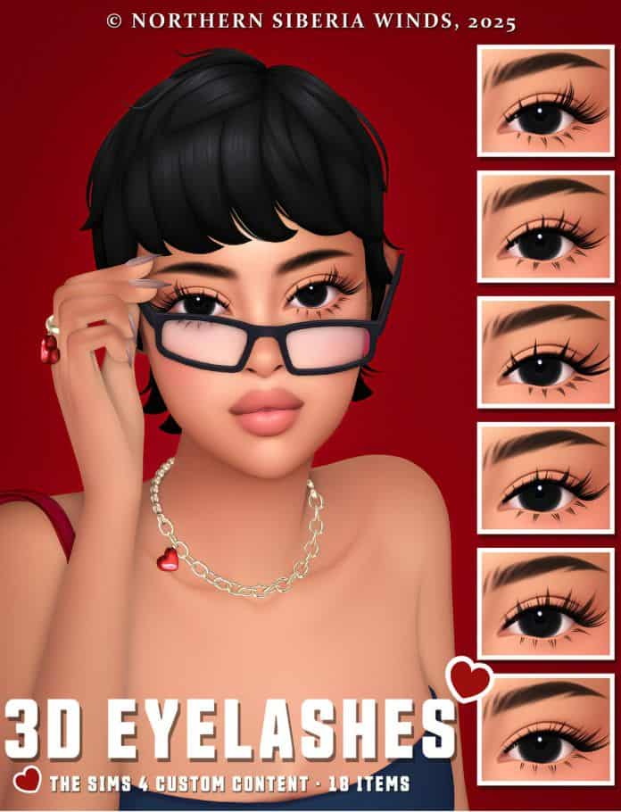 sims 4 3d eyelashes collection
