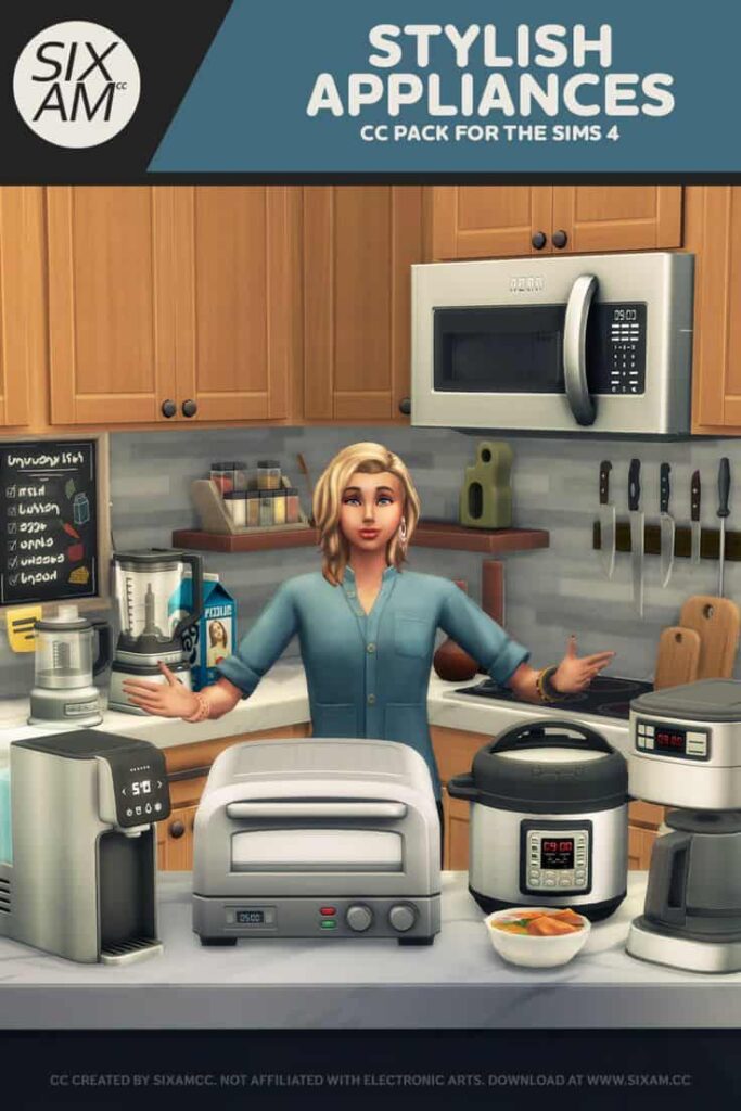 sims 4 appliances cc pack