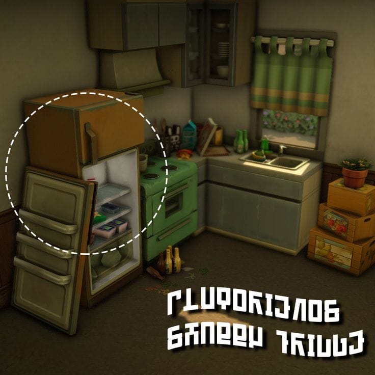 sims 4 cc fridge