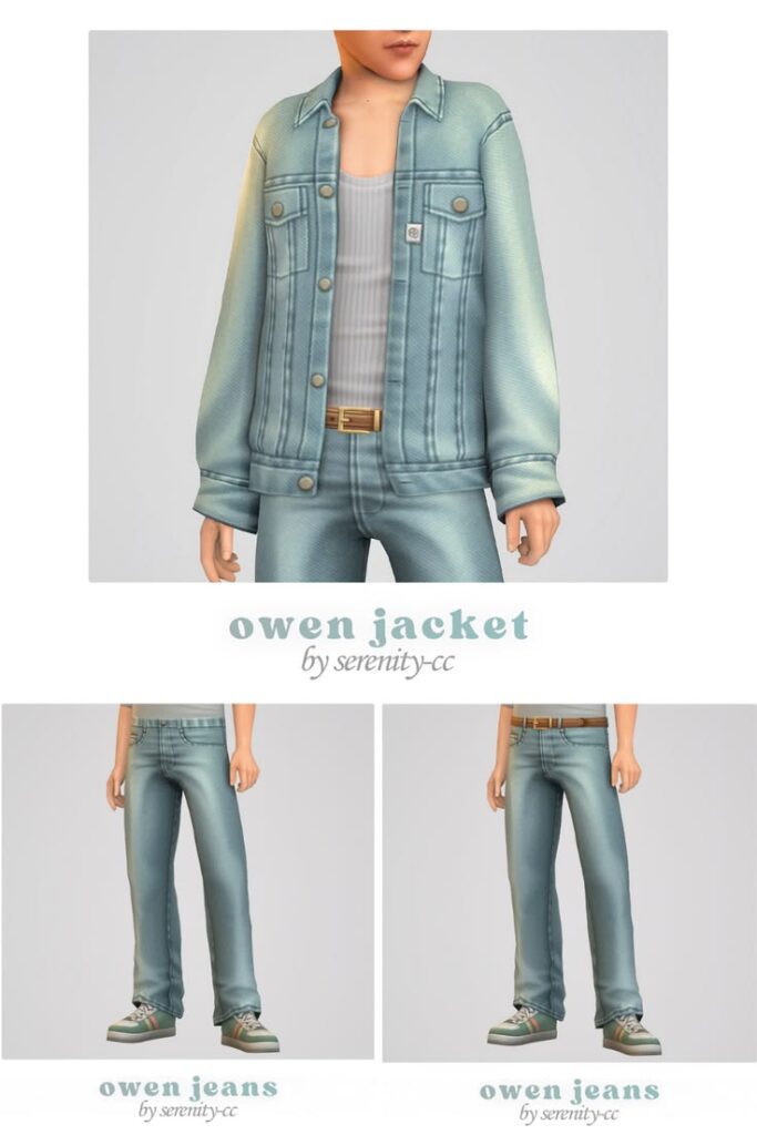Serenity jacket and jeans child conversion