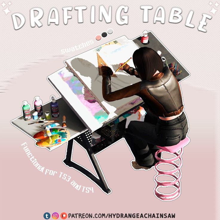 sims 4 drafting table