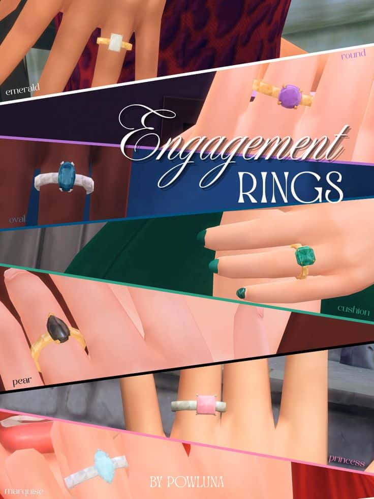 sims 4 engagement rings cc