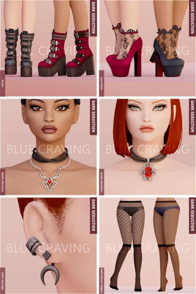 sims 4 female clothes and accessories