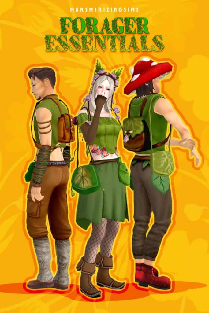 sims 4 forager essentials cc pack