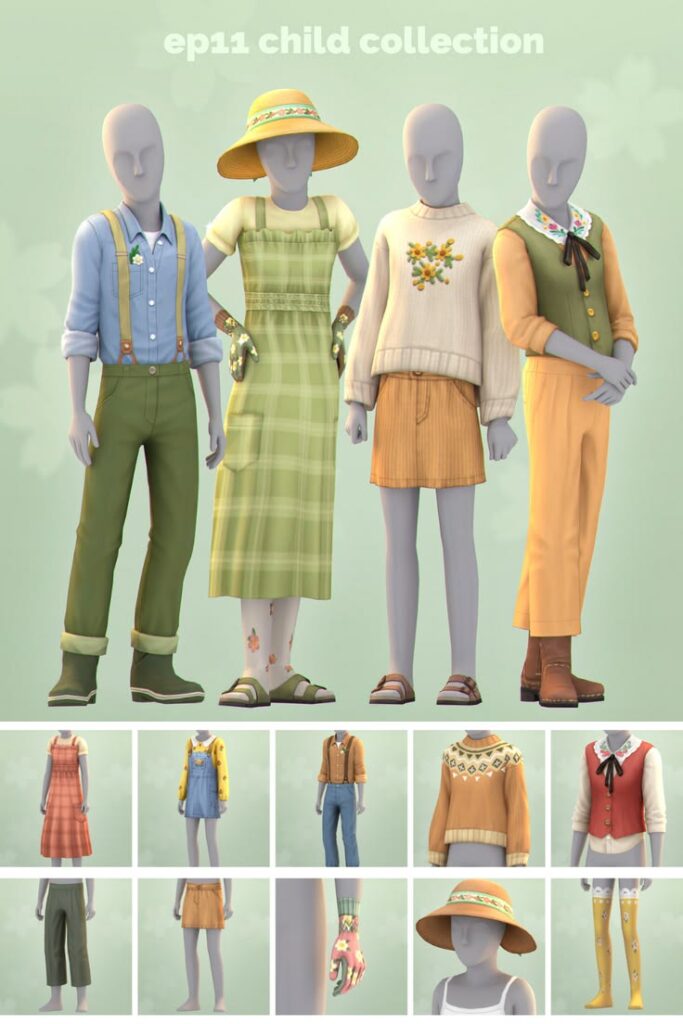 sims 4 kids cc clothes collection