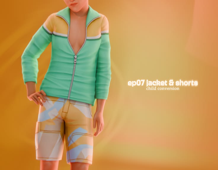 EP07 Jacket and Shorts kids conversion