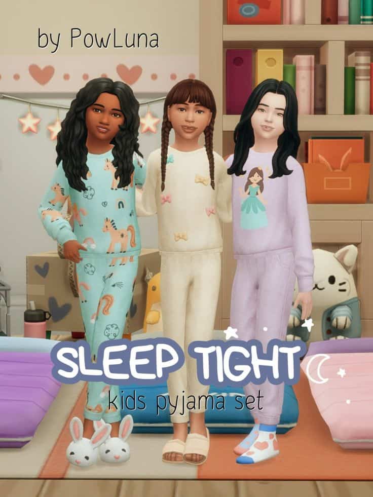 sims 4 kids pajamas