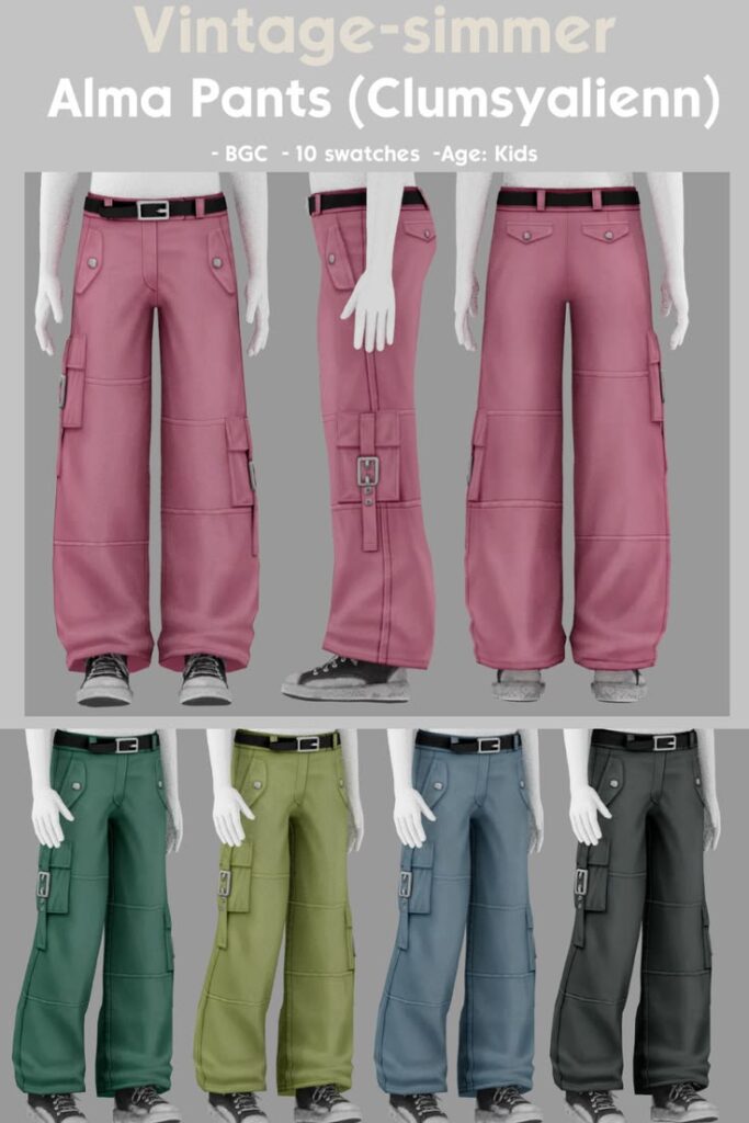 sims 4 kids pants cc