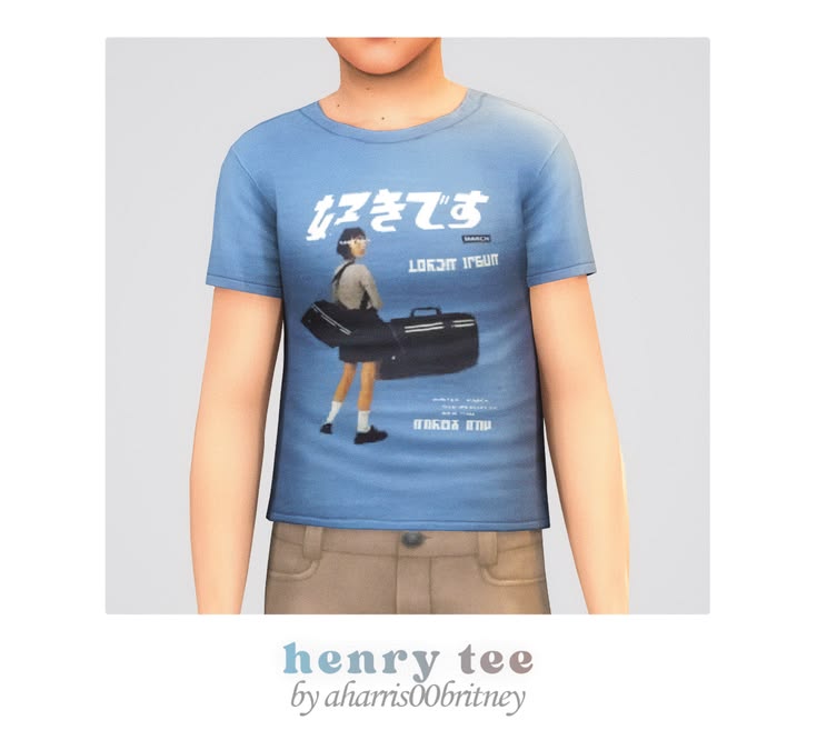 Aharris00britney Henry Tee kids conversion